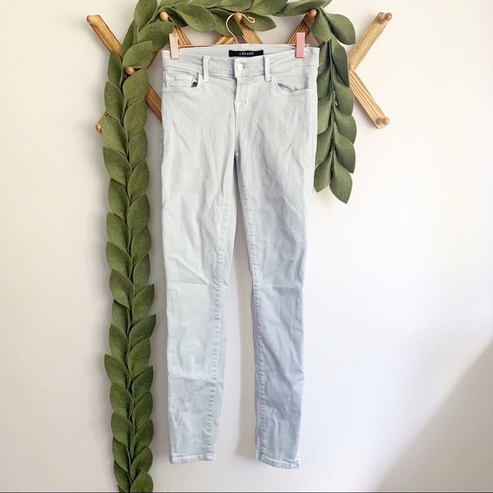 J Brand Skinny Crop Light Wash Jeans